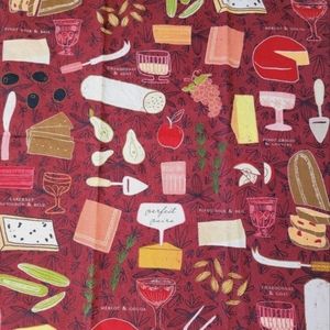 4-Wine and Cheese Dish Towels